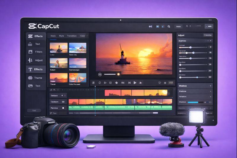 تصویر مقاله: آموزش کامل ادیت ویدیو در کپ کات (از مبتدی تا حرفهای)